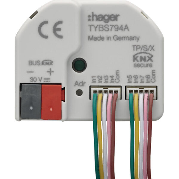 Hager Binäreingang 4f KNX Secure, UP TYBS794A